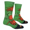 ODD SOX, Street Fighter 2 Characters Funny Crew Socks, Video Games, Assorted - 2 of 4
