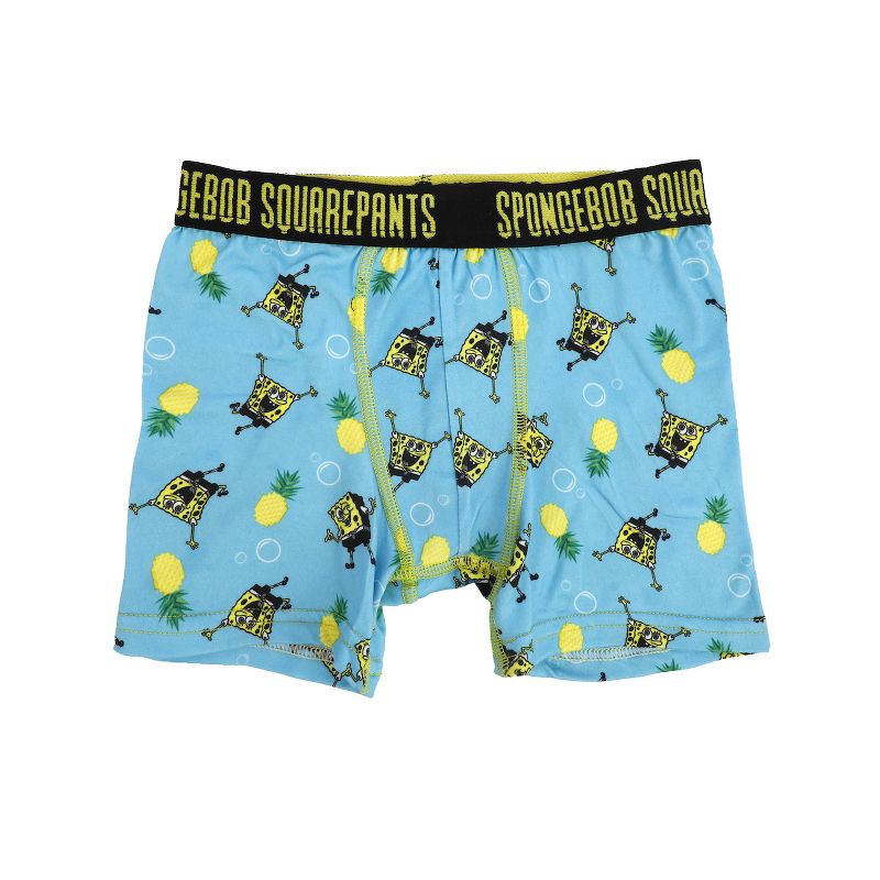 Spongebob Squarepants Pack of 4 Youth Boys Boxer Briefs, 3 of 5
