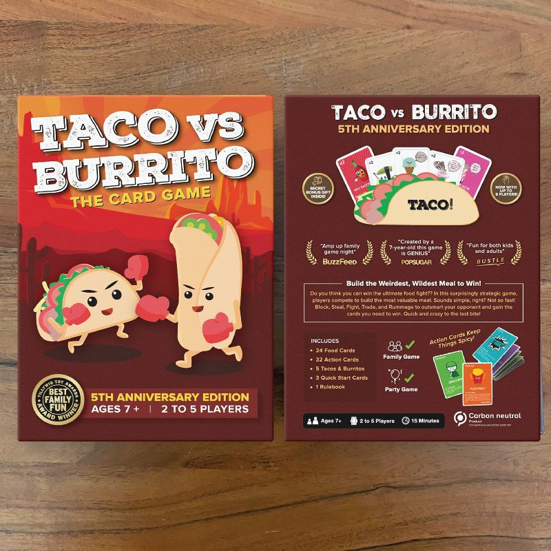 Taco vs Burrito 5th Anniversary Edition Card Game, 5 of 12