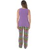 Just Love Womens Tank & Pant Cute Pajama Set - Ribbed PJ Sets Sleepwear Loungewear - 3 of 3