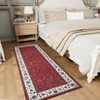 Washable Rugs for Bedroom Farmhouse Floral Floor Mats with Non-Slip Backing, Ultra-Soft Low Pile Living Room Carpet - 4 of 4