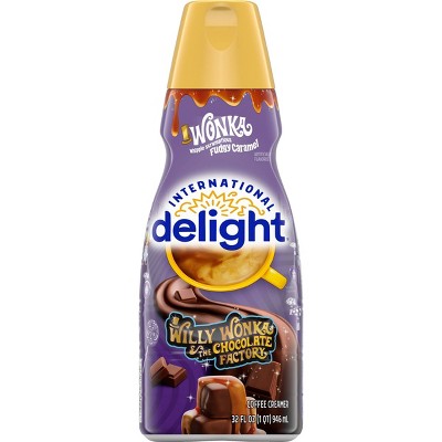 International Delight Wonka Fudgy Caramel Creamer - 32 fl oz