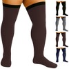 Mojo Men’s Plus Size Thigh High 20–30mmHg Compression Stockings – Circulation, Edema & Swelling Relief, A2017PS - 3 of 4
