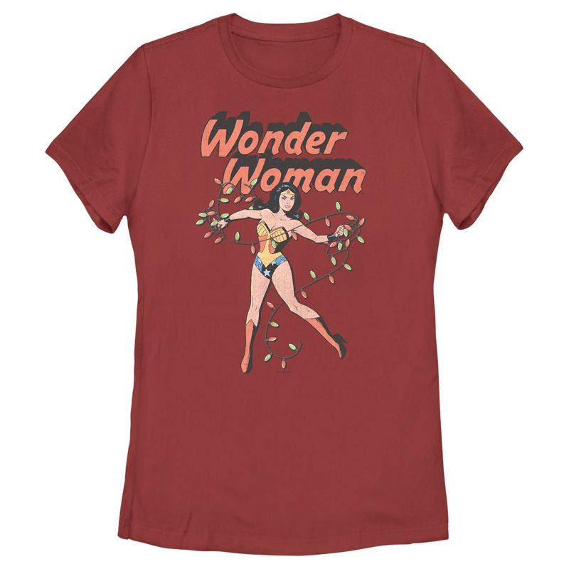 Women's Wonder Woman 1984 Wrapped in Lights T-Shirt, 1 of 5