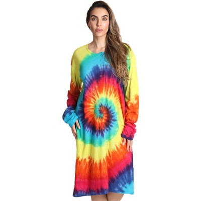 Just Love Womens Nightgown - Long Sleeve Henley Oversized Sleepwear Gown