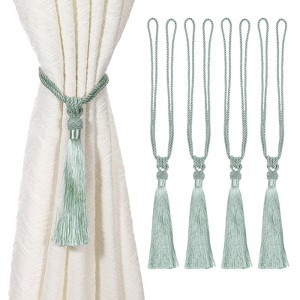 Unique Bargains Handmade Elegant Curtain Ties Holdbacks with Tassel for Home Office Hotel Decor - 1 of 4