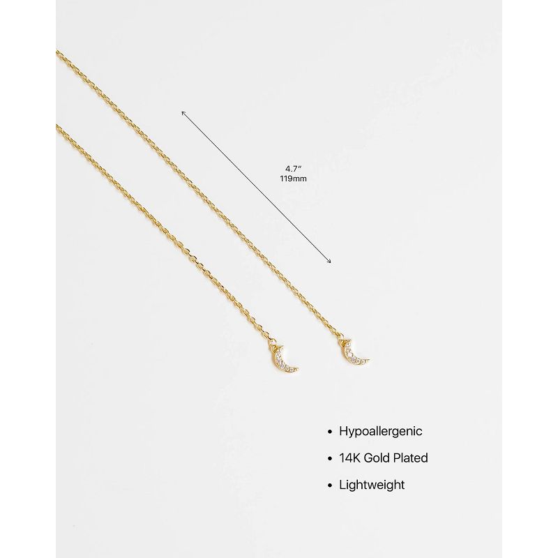 Benevolence LA 14k Gold Chain Earrings for Women, 5 of 7