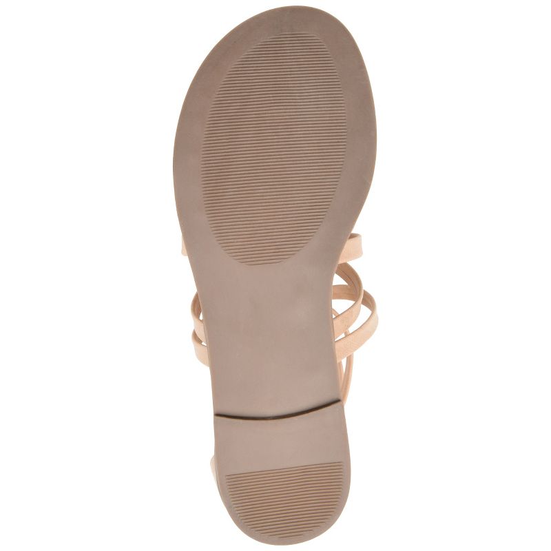 Journee Collection Womens Zailie Tru Comfort Foam Gladiator Flat Sandals, 6 of 11