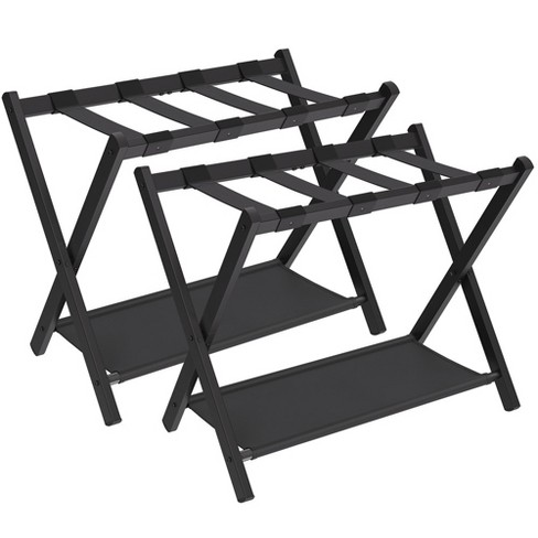 SONGMICS Luggage Racks Pack of 2 for Guest Room Suitcase Stand for