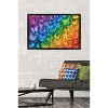Trends International Brigid Ashwood - Rainbow Butterflies Framed Wall Poster Prints - 2 of 4