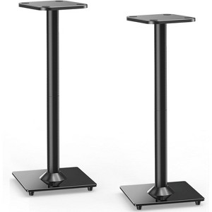 Paaaawaters Universal Speaker Stand Pair,Height Bookshelf Speaker Stands for Satellite Speaker Large Speaker - 1 of 4