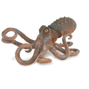Octopus, Octopodes, Octopoda, Octopi, Ocean, Hand Painted, Rubber Realistic Toy Figure, Model, Replica, Kids, Gift,  8 Inches  CH1000 BB219 - 1 of 4
