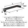 Amerock Evolve 5-1/16 Inch Cabinet or Furniture Pull - 3 of 4