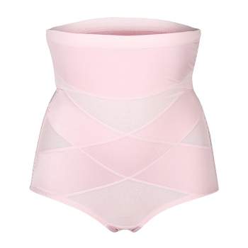 Unique Bargains High Waist Women Slimming Body Shaping Tummy Control  Shapewear Control Panties Underwear 1 Pcs Beige Xl : Target