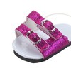 Sophia’s Fabulous Bright Glittery Sparkly 2-Strap Summer Sandals for 18” Dolls - 3 of 3