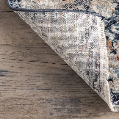 Sawyer 4' x 6' Multicolor Synthetic Reversible Area Rug