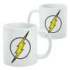 The Flash Lightning Bolt Logo Ceramic Coffee Mug  Novelty Gift Mugs for Coffee  Tea and Hot Drinks  11oz  White - 2 of 4