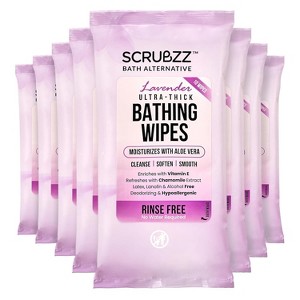 Extra Large Bath Wipes for Adults Bathing No Rinse - 1 of 4