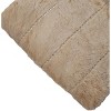 JM by Julien MacDonald Faux Fur Brown Throw with Rhinestone Channeled 60in X 80in - 3 of 3