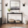 Whizmax 2 Tier Entryway Table, Console Tables with Storage, Sofa Table with Adjustable Shelf for Entryway, Living Room, Hallway, Bedroom - 2 of 4