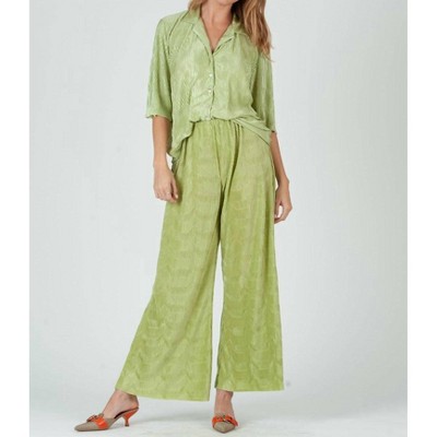 Women's RALEIGH BUTTON DOWN SET TOP AND PANT - LUCCA