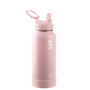 Takeya 32oz Actives Insulated Stainless Steel Water Bottle with Straw Lid - 1 of 4