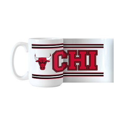 NBA Chicago Bulls Stripe Sublimated Mug - 15oz