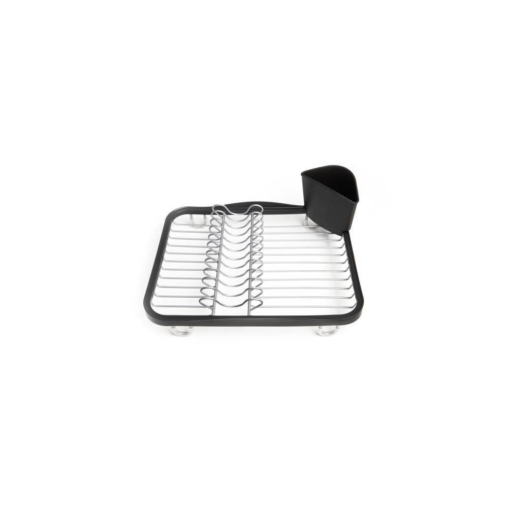 Photos - Dish Drainer Umbra Plastic Sinkin In-Sink Dish Rack Black  