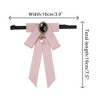 INSPIRE CHIC Women's Rhinestone Ribbon Pre-tied Brooch Bow Ties - 2 of 4