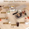 Kismile 14-Cup Coffee Maker, 24-Hour Programmable Coffee Brewer, Keep Warm, Drip Free, Washable Filter, Stainless Steel, Silver - 4 of 4