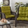 Kensington Garden 2pc 24"x22" Outdoor Seat and Back Chair Cushion Set - 2 of 4