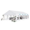 Heavy Duty Party Tent - Commercial Canopy with Removable Sidewalls & Church Windows, for Weddings, Banquets & BBQ Events - 2 of 4