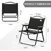 Naturehike Camping Chair Outdoor Garden Chair Portable Folding Chair Ultralight Camping Chair Load Capacity 120kg Suitable for Picnic, Fishing - 3 of 3