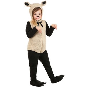 HalloweenCostumes.com Toddler Baby Lamb Costume | Farm Animal Costumes - 1 of 3
