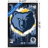 Trends International NBA Memphis Grizzlies - Maximalist Logo 23 Framed Wall Poster Prints - 3 of 4