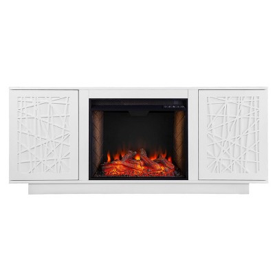 Flonsland Smart Fireplace with Media Storage - Aiden Lane