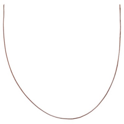 Women's Rose Two-Tone Popcorn Chain in Sterling Silver - Rose/Silver (18")