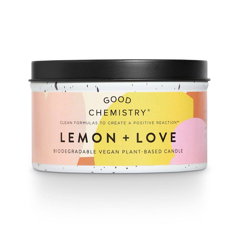 Good Chemistry&#8482; Recyclable Tin Candle Lemon and Love - 5.64 oz, 1 of 8
