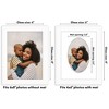 Americanflat Picture Frame with Oval Mat Insert and Shatter-Resistant Glass - Signature Collection - Photo Frame for Wall Display - 2 of 4