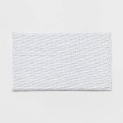 20"x34" Performance Plus Cotton Memory Foam Bath Rug White - Threshold™