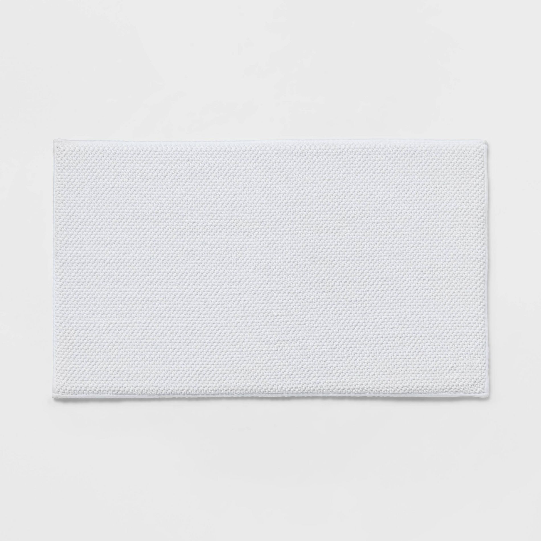 20"x34" Performance Plus Cotton Memory Foam Bath Rug White - Threshold™: OEKO-TEX Certified, Machine Washable