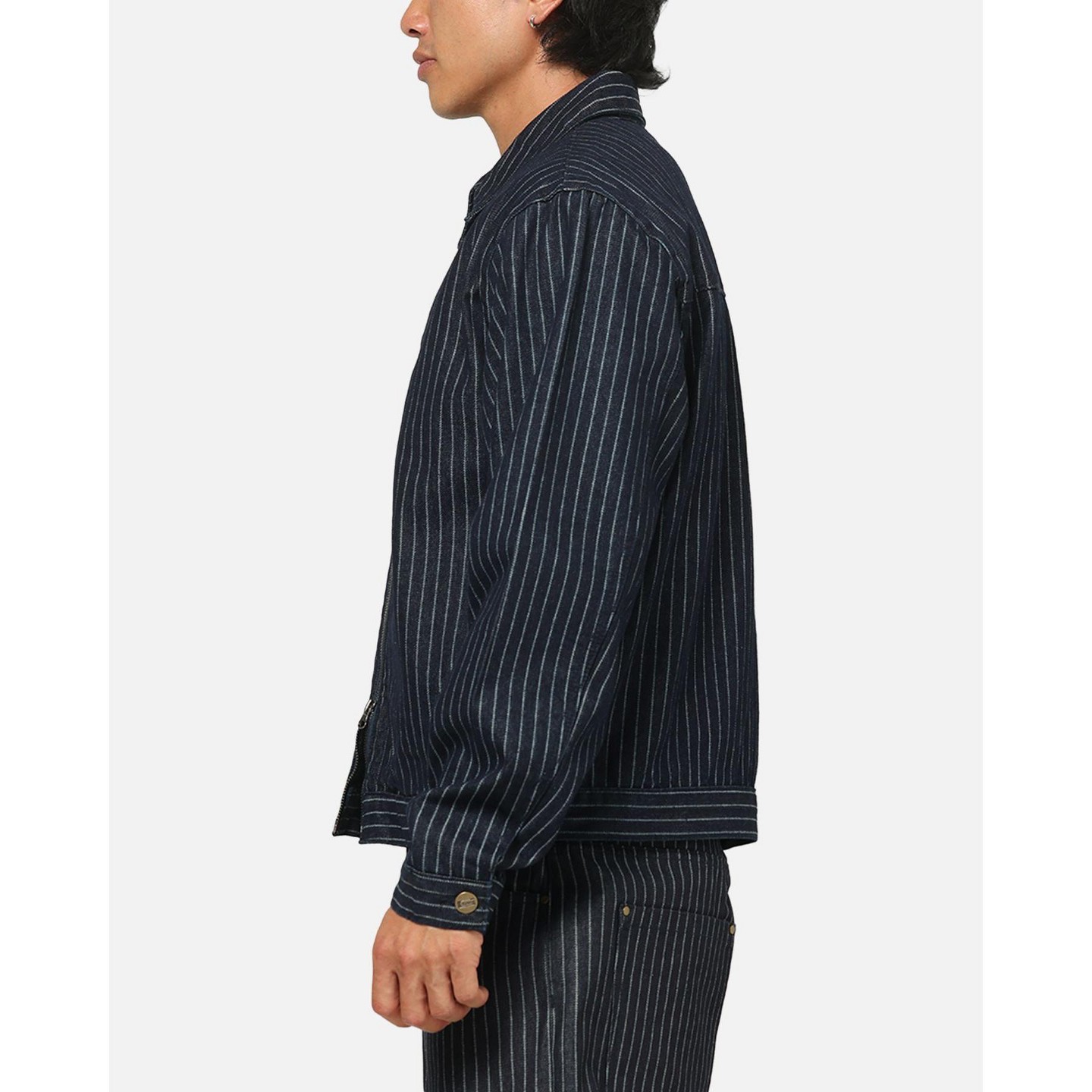 Мужские куртки Carre Lockout Pinstripe Jacket - Navy Pinstripe XL — фото 4