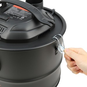 VEVOR Ash Vacuum Cleaner, 4 Gallon with 1200W Powerful Suction, Ash Vac Collector with 47.2 in Flexible Hose, for Fireplaces, Pellet Stoves, Black - 1 of 4