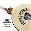 Johns Hopkins University Blue Jays Logo Wood Christmas Tree Holiday Ornament - 3 of 4