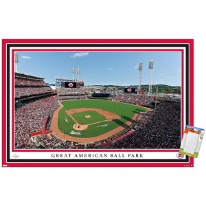 Trends International MLB Cincinnati Reds - Great American Ball Park 22 Unframed Wall Poster Prints - 1 of 4