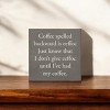Slickblue Funny Sister Quote Wood Sign – Rustic Knotty Pine Wall or Shelf Decor, 7x7 Inches, Color Options - 2 of 3