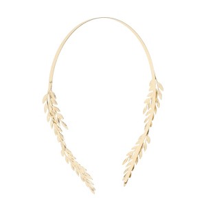 Unique Bargains Women's Cute Wheat Headbands Gold Tone 1 Pc - 1 of 4