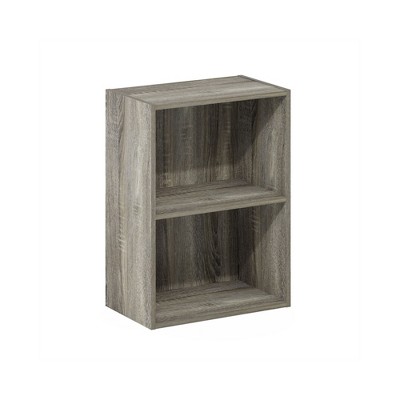 HOMLUX 2-Tier Cube Bookcase Compact Storage Shelf Organizer