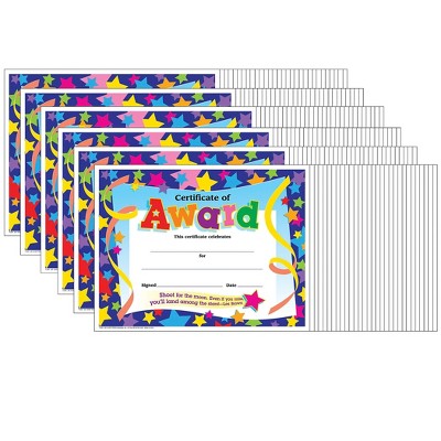 Trend Enterprises 8.5" x 11" Certificate of Award Colorful Classics Certificates T-2951-6