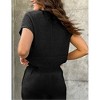 Fall Short Sleeve Sweater for Women 2025 Casual Sweater Vest Cotton Knit Pullover Tank Tops Fashion Clothing - 4 of 4